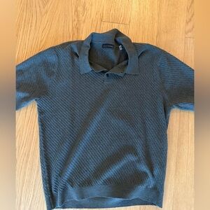 Elie Tahari Men's Gray Polo Shirt